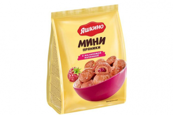 «Яшкино», пряники с малиновой начинкой, 300 г