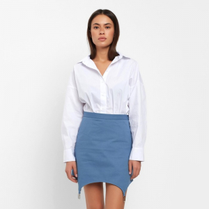 Юбка мини женская джинсовая MIST: Denim, размер 48, синяя
