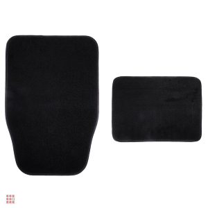 Набор универсальных ворсовых ковров, 4шт, чёрные