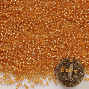 Бисер калиброванный 12/0 50 г золото 32