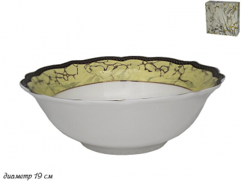 105-665 Салатник 19см  МРАМОР в под.уп.(х36)