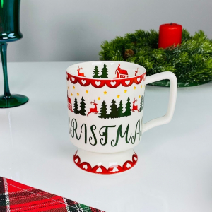 164-050 Кружка 430мл НОВЫЙ ГОД в под.уп.(х48)Фарфор