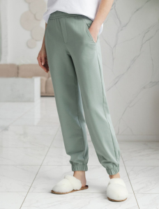 Брюки из тонкого премиального футера с эластаном