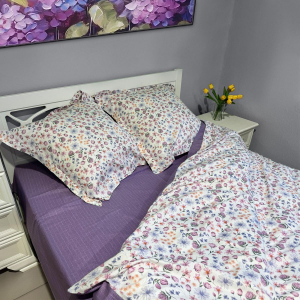 Комплект постельного белья Цветочная сказка сатин