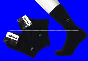 3 ПАРЫ - ЮстаТекс носки мужские БЕЗ РЕЗИНКИ 1с33 внутри махра ШЕРСТЬ