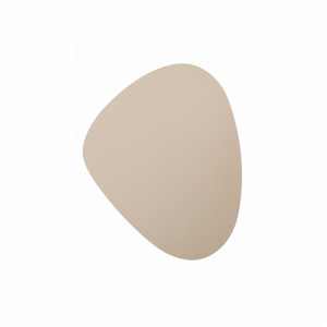 Сервировочная салфетка треугольная 45х36см бежевая