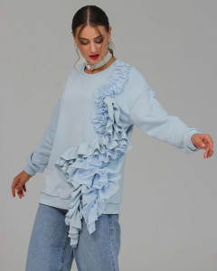 Свитшот с рюшами SWC004