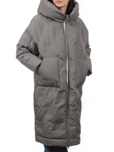 305 DARK GRAY Пальто зимнее стеганое женское (200 гр. холлофайбер)