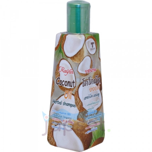 Rasyan Coconut Oil Herbal Shampoo Растительный шампунь с кокосовым маслом, против сухости волос, 250 мл