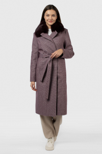 02-3129 Пальто женское утепленное (пояс)