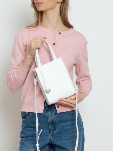 Женская кожаная сумка Richet 3184LNOZ 774 Белый