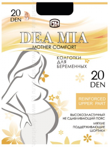 Колготки женские для беременных Dea Mia Mother Comfort 20 Conte Дроп