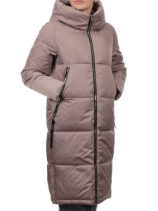 868 BEIGE Пальто зимнее женское (170 гр. холлофайбер)