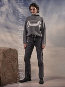 Брюки джинсовые женские Con-682 Elegant Conte Дроп