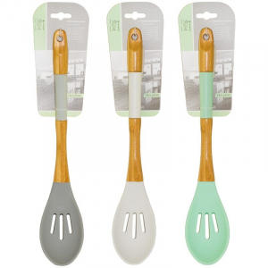 160-025 Силиконовая ложка с прорезями 32 см(х48)