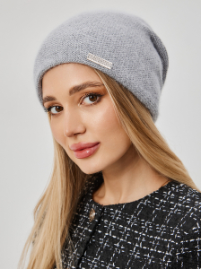 Шапка 50% ангоры на велюре PR 015
