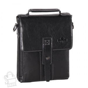 Сумка мужская кожаная кожаный 28813-1Z black  Zinimxs