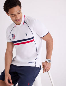 USA SHIELD PERFORMANCE PIQUE POLO SHIRT