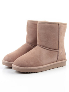 04-PAYH01-2Z BEIGE Угги женские (натуральная замша, 100% шерсть)