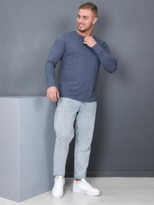 Рейнир - лонгслив индиго