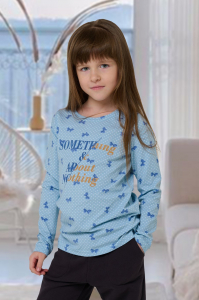лонгслив для девочки Д 053-07 -50%