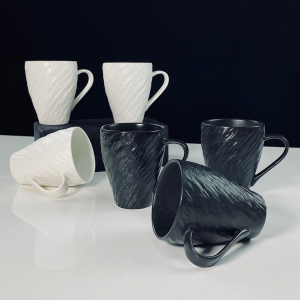 163-043 Набор из 6 кружек 350мл в под.уп.(х8)Фарфор