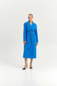 Пальто женское демисезонное 26102 (электрик)