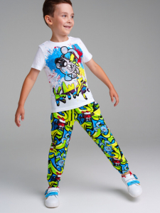 Комплект Смешарики для мальчика: футболка, брюки