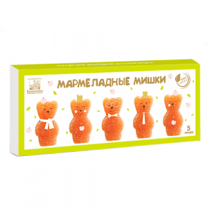 Мармелад яблочн. натур. Мишки расф. 0,155  (15шт/кор)
