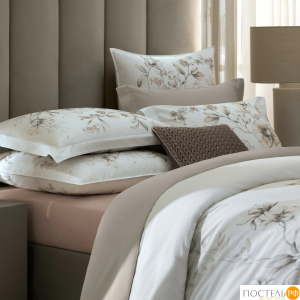 TOGAS ЭВЕРЕТТ бело-роз наволочка 70x70, 1пр, роял сатин