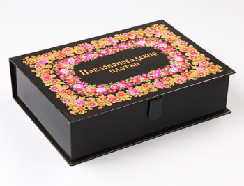 Шкатулка большая черная