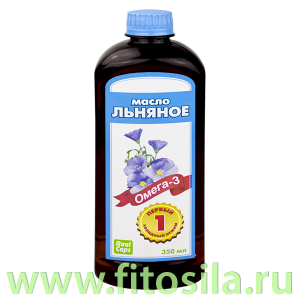 Льняное масло первый холодный отжим - БАД, 350 мл