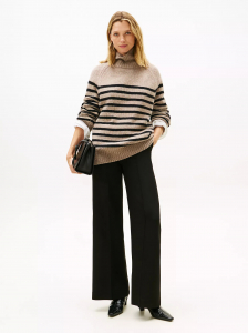 Relaxed Wide-Leg Ponte Pant