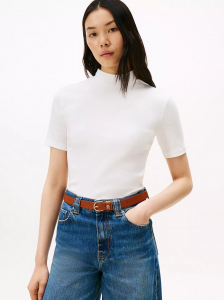 Short-Sleeve Mockneck T-Shirt