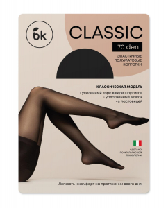 Колготки капроновые bk Classic 70 den р.6 bronze