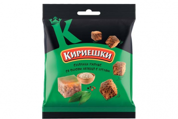«Кириешки», сухарики со вкусом холодца с хреном, 40 г