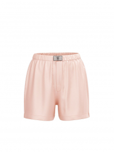 Shine Patch Satin Boxer Shorts