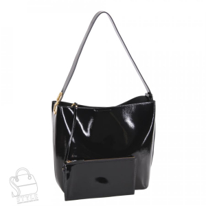 Сумка женская кожаная 1266EC black Euro-Col в Новосибирске
