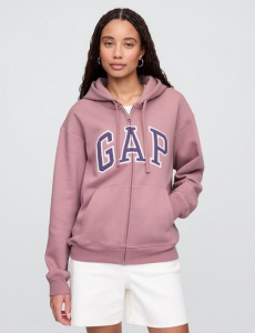 Relaxed Gap Logo Zip Hoodie