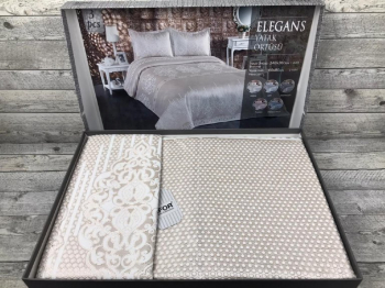 Покрывало EFOR с наволочками Elegans (240*260) капучино