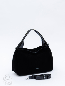 Сумка женская кожаная 92107MSS black Velina Fabbiano-Safenta
