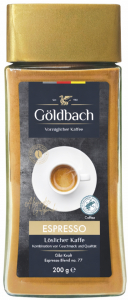 Растворимый кофе эспрессо Goldbach  200 г (Срок реализации 26.11.2026г)