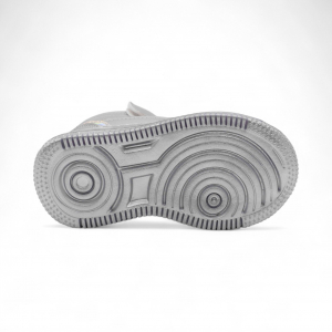 Кроссовки детские высокие В8913-28 серебряные