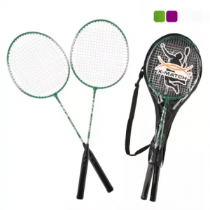 Бадминтон X-Match мет. 63*20 см., без волана, чехол, в ассорт.