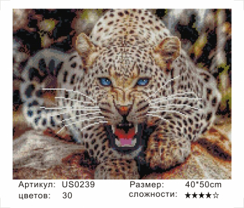 US0239 Без подрамника мозаика 40*50