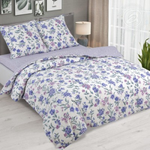 Постельное белье Незабудка (поплин DE LUXE)