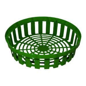 Корзина для луковичных круглая, зеленая