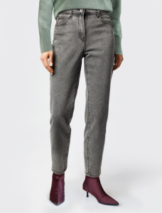 Джинсы mom-fit из эластичного денима