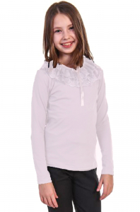 Кофта для девочки 015 (белый)