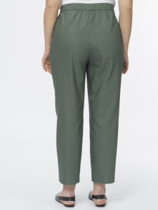 Брюки из ткани с хлопком